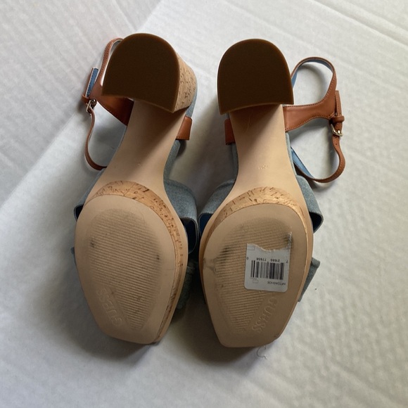 New GUESS Roslynn Knotted Platform Sandal SZ 10 - Picture 7 of 7